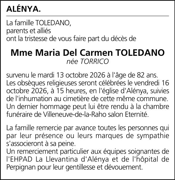 Avis de décès