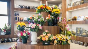 boutique fleurs plaques et urnes