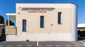 devant pompes funebres de la raho